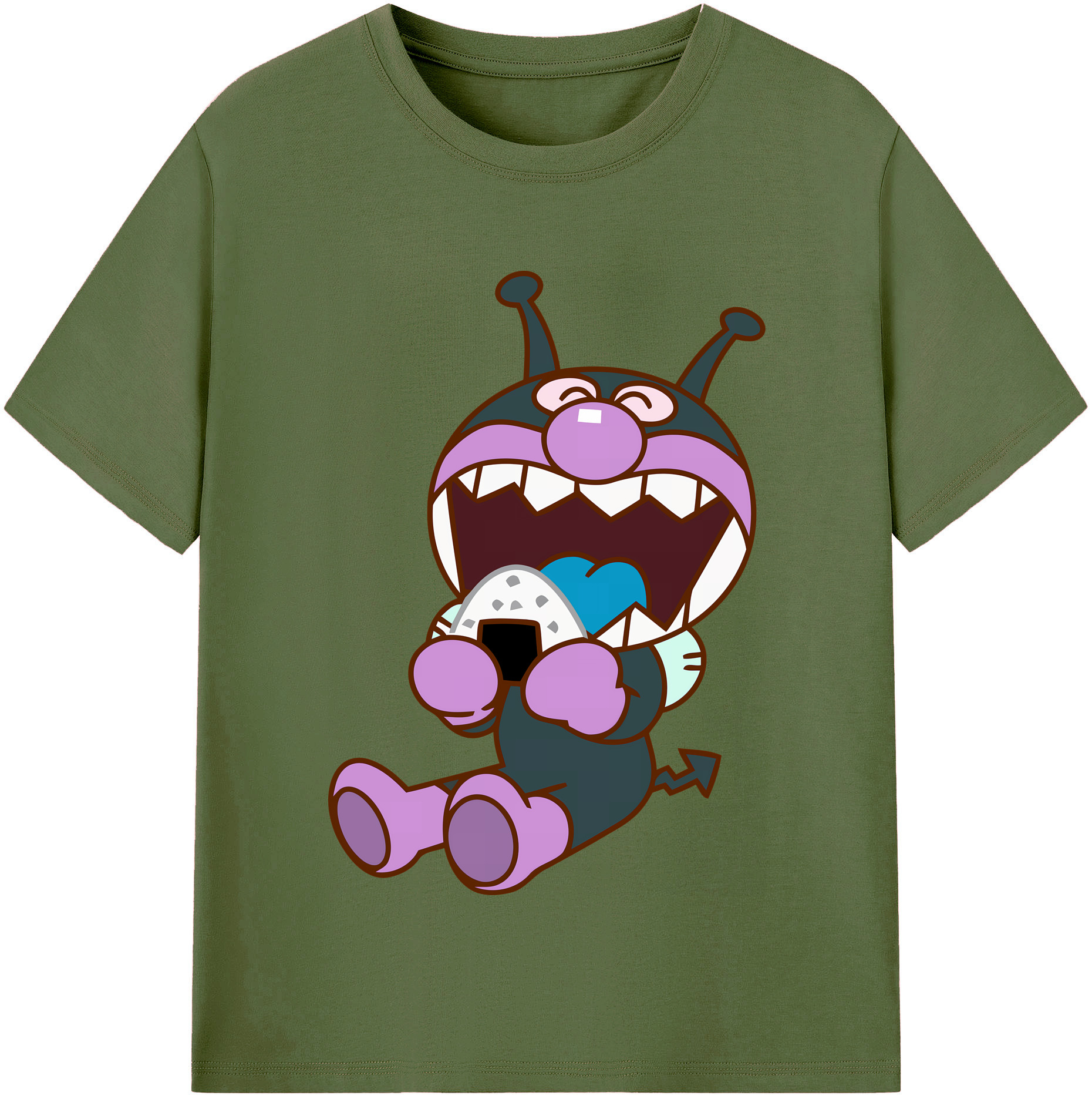（画像用） アンパンマン Anpanman 綿100％半袖Tシャツ（フロントプリント）